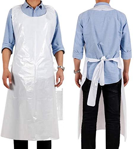 DISPOSABLE PLASTIC APRON - 0.03mm (PACK OF 100's)