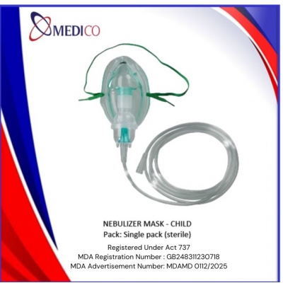 Nebulizer Mask Jodismed (Adult/Child) - 1 piece