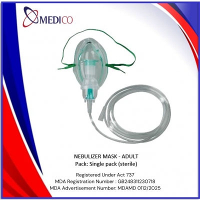 Nebulizer Mask Jodismed (Adult/Child) - 1 piece